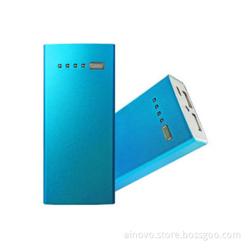 Power bank for laptops, iPhone, iPad, dual-USB, 5200mA battery capacity